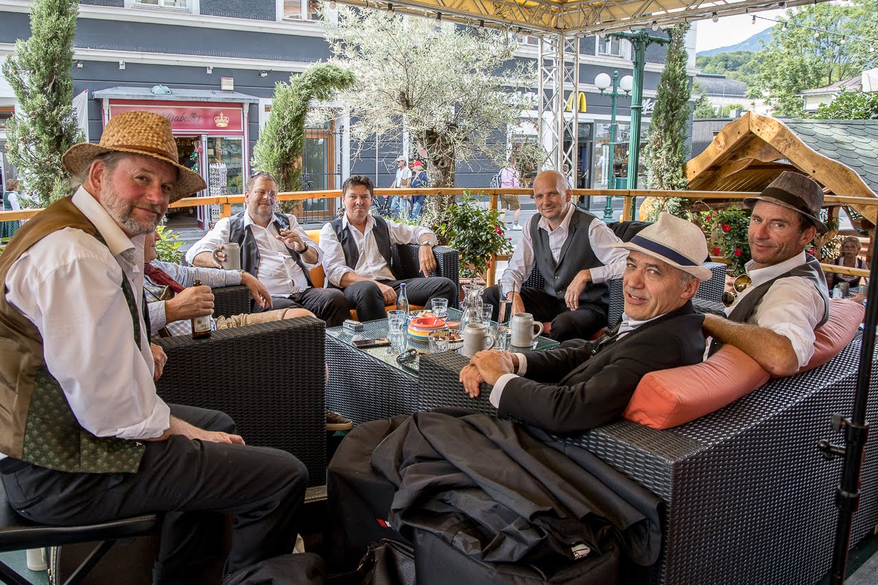 Das Jazzbüro bei einem Open-Air-Auftritt